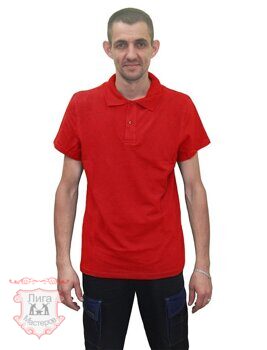 Рубашка Поло Партнёр короткий рукав, цвет красный
